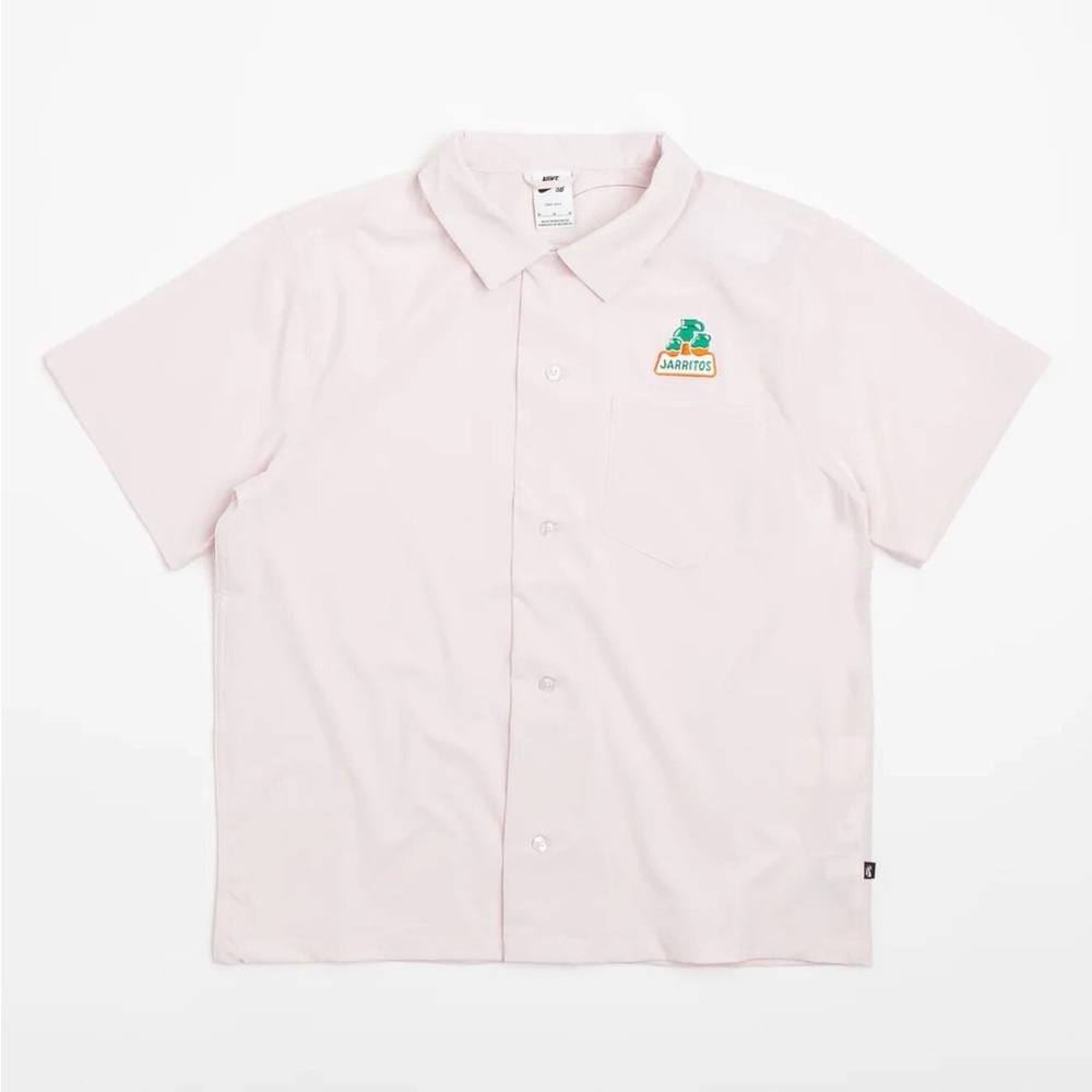 Nike SB Jarritos Pink Button-Up Shirt Size XL